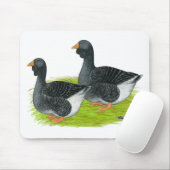 Toulouse Dewlap Geese Mousepad (Mit Mouse)