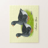 Toulouse Dewlap Geese Puzzle (Vertikal)