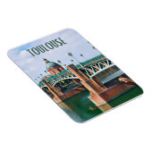 Toulouse Foto Vintage Magnet (Rechte Seite)