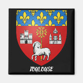 Toulouse France Kitchen Magnet (Vorne)