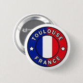 Toulouse Frankreich Button (Vorne & Hinten)