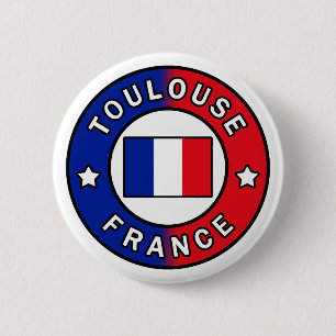 Toulouse Frankreich Button