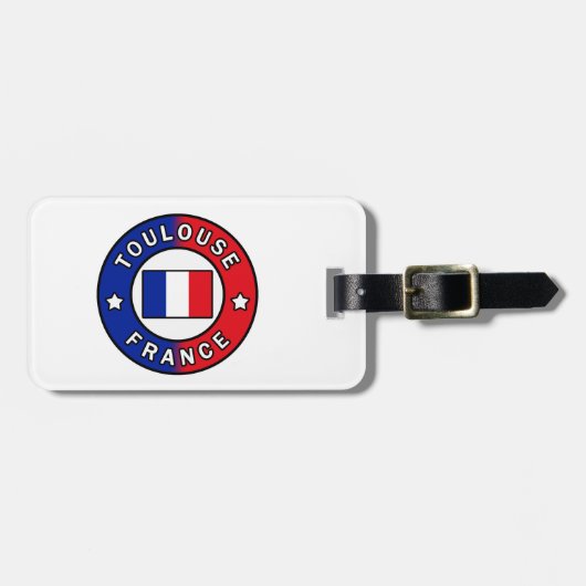 Toulouse Frankreich Gepäckanhänger (Vorderseite horizontal)