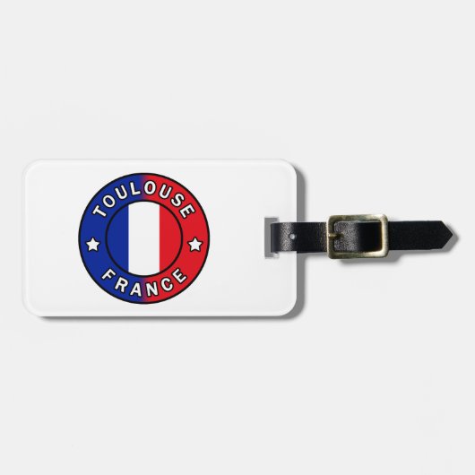 Toulouse Frankreich Gepäckanhänger (Vorderseite horizontal)