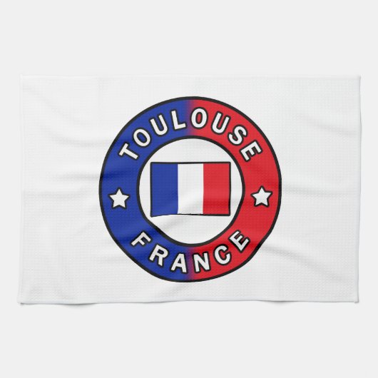 Toulouse Frankreich Geschirrtuch (Horizontal)
