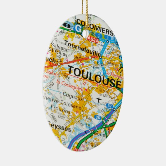 Toulouse, Frankreich Keramik Ornament (Rechts)