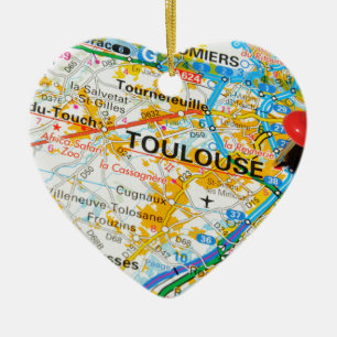 Toulouse, Frankreich Keramikornament