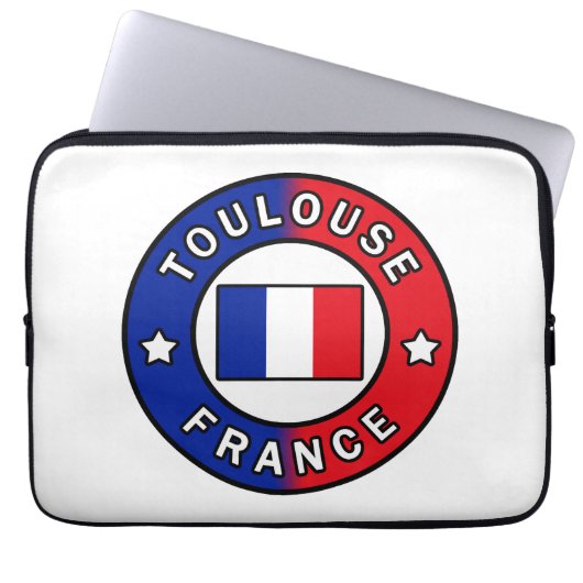 Toulouse Frankreich Laptopschutzhülle (Vorderseite)