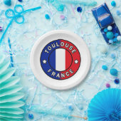 Toulouse Frankreich Pappteller (Party)