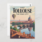 Toulouse Frankreich Postkarte (Vorne/Hinten)
