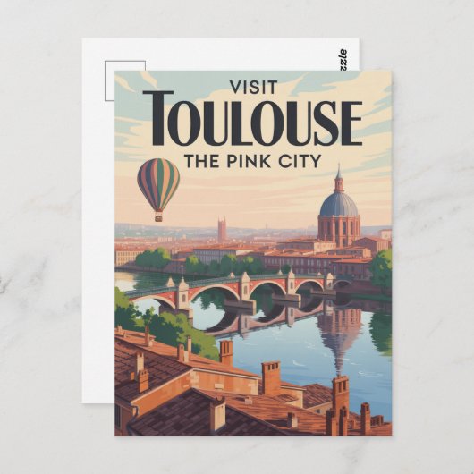Toulouse Frankreich Postkarte (Vorne/Hinten)