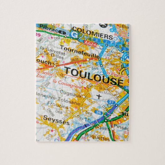Toulouse, Frankreich Puzzle (Vertikal)