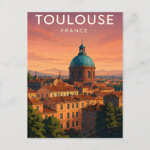Toulouse Frankreich Reise Charme Postkarte