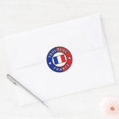 Toulouse Frankreich Runder Aufkleber (Umschlag)
