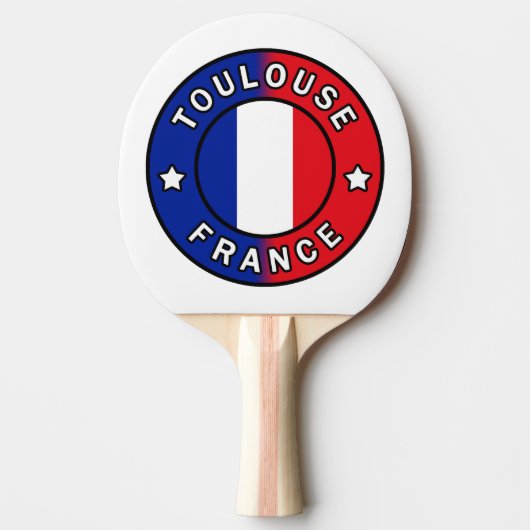 Toulouse Frankreich Tischtennis Schläger (Vorderseite)