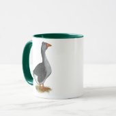Toulouse-Gans durchgeheftet Tasse (Vorderseite Links)