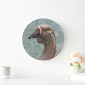 Toulouse Goose Große Wanduhr (Zuhause)