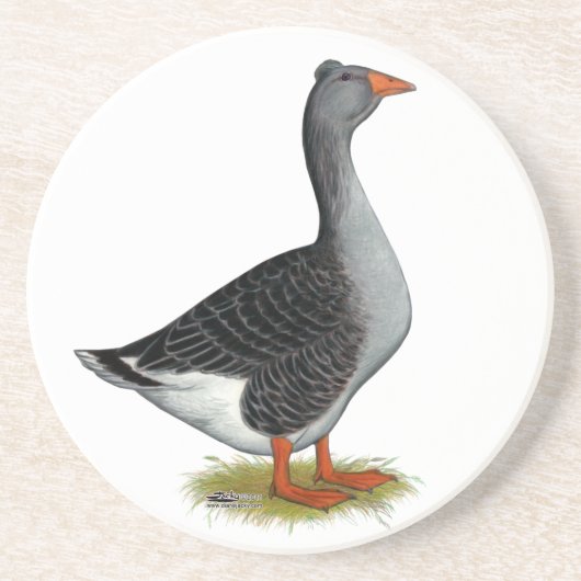 Toulouse Gose Tufted Getränkeuntersetzer (Vorne)