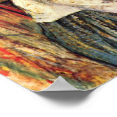 Toulouse-Lautrec - A la Mie im Restaurant Poster (Ecke)