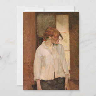 Toulouse-Lautrec - A Montrouge, Rosa La Rouge Einladung
