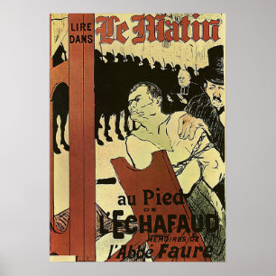 Toulouse-Lautrec - am Fuß des Gerüsts 18... Poster