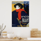 Toulouse-Lautrec Ambassadeurs Aristide Bruant Poster (Küche)