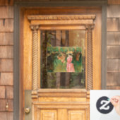 Toulouse-Lautrec - Auf dem Weg zum Tanz Fensteraufkleber (Haustür)