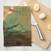 Toulouse-Lautrec - Auf dem Weg zum Tanz Geschirrtuch (Viertel Falte)