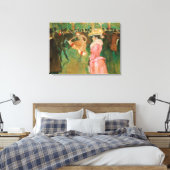 Toulouse-Lautrec - Auf dem Weg zum Tanz Leinwanddruck (Insitu (Schlafzimmer))