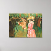 Toulouse-Lautrec - Auf dem Weg zum Tanz Leinwanddruck (Vorderseite)