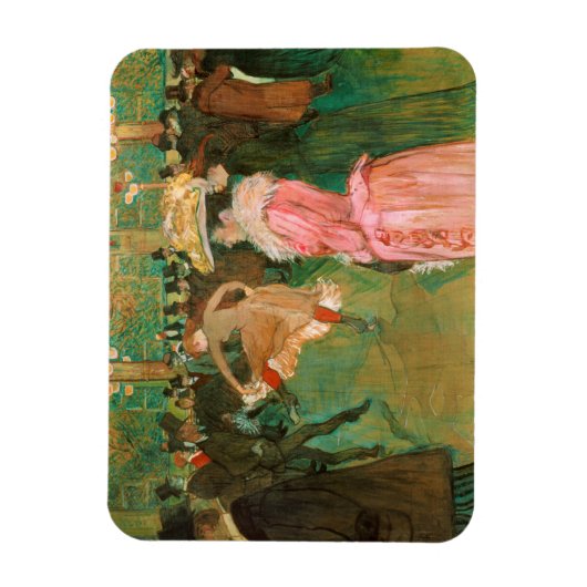Toulouse-Lautrec - Auf dem Weg zum Tanz Magnet (Vertikal)