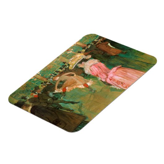 Toulouse-Lautrec - Auf dem Weg zum Tanz Magnet (Linke Seite)