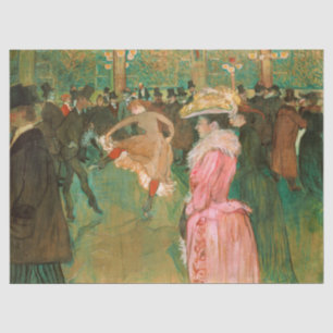 Toulouse-Lautrec - Auf dem Weg zum Tanz Seidenpapier