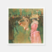 Toulouse-Lautrec - Auf dem Weg zum Tanz Serviette (Vorderseite)