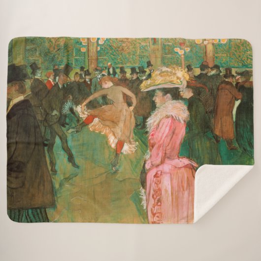 Toulouse-Lautrec - Auf dem Weg zum Tanz Sherpadecke (Vorderseite (Horizontal))