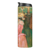 Toulouse-Lautrec - Auf dem Weg zum Tanz Thermosbecher (Nach rechts gedreht)