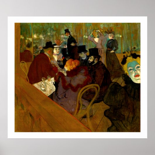 Toulouse-Lautrec: Auf der Moulin-Rouge Poster (Vorne)