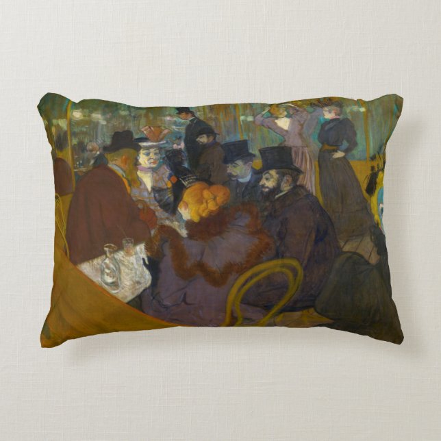 Toulouse-Lautrec - Auf der Strecke Dekokissen (Vorderseite)