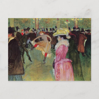 Toulouse-Lautrec, Auf der Strecke, der Tanz Postkarte