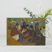 Toulouse-Lautrec - Auf der Strecke Einladung (Stehend Vorderseite)