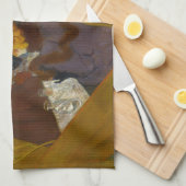 Toulouse-Lautrec - Auf der Strecke Geschirrtuch (Viertel Falte)