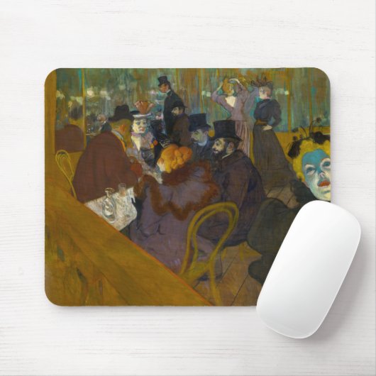 Toulouse-Lautrec - Auf der Strecke Mousepad (Mit Mouse)