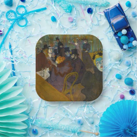 Toulouse-Lautrec - Auf der Strecke Pappteller (Party)