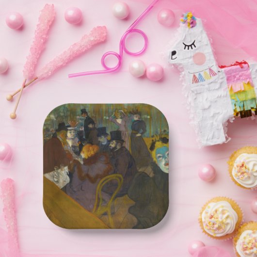 Toulouse-Lautrec - Auf der Strecke Pappteller (Party)