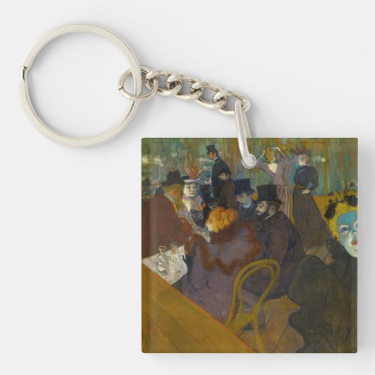 Toulouse-Lautrec - Auf der Strecke Schlüsselanhänger (Vorderseite)