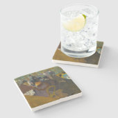 Toulouse-Lautrec - Auf der Strecke Steinuntersetzer (Seitenansicht)