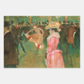 Toulouse-Lautrec - Auswahl der Meisterwerke Geschenkpapier Set (Vorderseite 3)