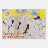Toulouse-Lautrec - Auswahl der Meisterwerke Geschenkpapier Set (Vorderseite 2)