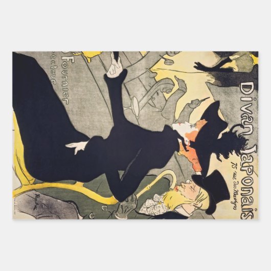 Toulouse-Lautrec - Auswahl der Meisterwerke Geschenkpapier Set (Vorderseite)