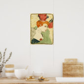 Toulouse-Lautrec - Büste von Mlle. Marcelle Lender Poster (Küche)
